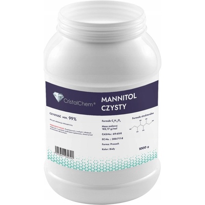 Mannitol čistý láhev HDPE, čistota 99 % 1000 g