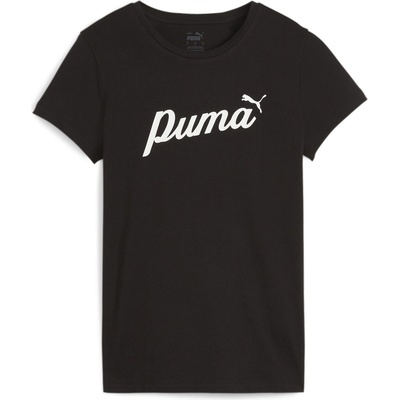 PUMA Тениска Puma Women's Essential Script Regular Fit T-Shirt - Puma Black