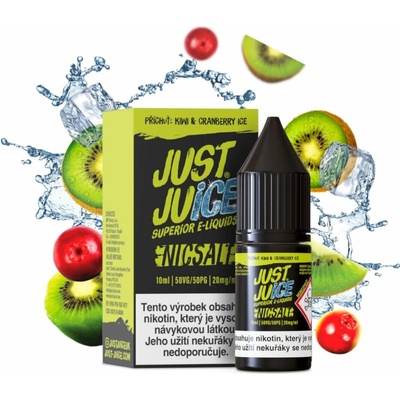 Just Juice Kiwi & Cranberry On Ice Just Juice Salt 10 ml 20 mg