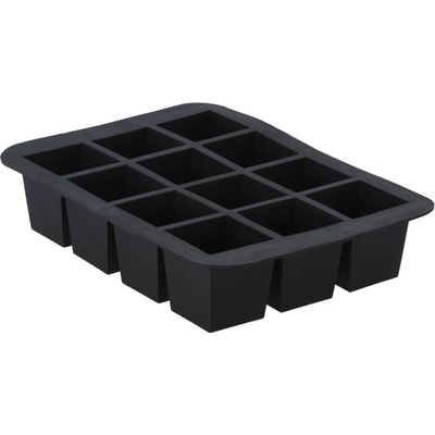 EH Excellent Houseware Forma na led na 12 kostek, 19 × 14 × 4 cm, antracitová