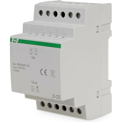 ZI-22 - Stabilizovaný spínaný zdroj, 100 - 264 V AC / 12 V DC (2,5 A)