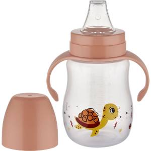 BabyJem Неразливаща чаша BabyJem - 250 ml, оранжева (749) - ozone
