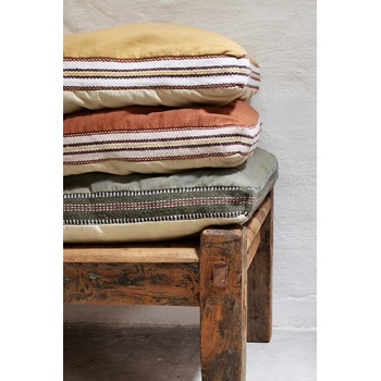 Image 1 of Madam Stoltz Декоративна памучна възглавница за пейка Madam Stoltz 60 x 140 cm (FM.0019.25B)