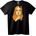 NOONEBRAND Тениска Шш! Тиха Момиче - XL, Black