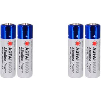 Image 1 of AgfaPhoto Батерии AGFA PHOTO алкaлни LR06 AA 1.5V (4бр) - Код W4214 (W4214)