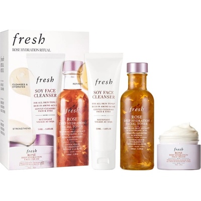 fresh Rose Hydration Ritual комплект за грижа за лице