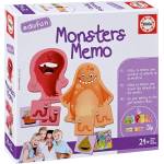 Educa Детски пъзел Educa от 40 части - Мемо чудовища, игра с карти (EDU18126) - baby