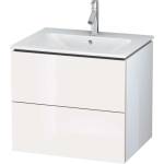 Duravit L-Cube - Шкафче за умивалник 55x62x48 см, 2 чекмеджета, лъскаво бяло LC624002222 (LC624002222)