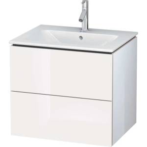 Duravit L-Cube - Шкафче за умивалник 55x62x48 см, 2 чекмеджета, лъскаво бяло LC624002222 (LC624002222)