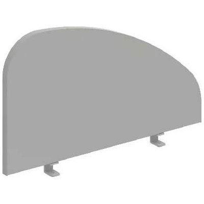 OFFICE PRO HOBIS stolový paraván na hranu stolu - PA 800 H šedá – Zboží Dáma