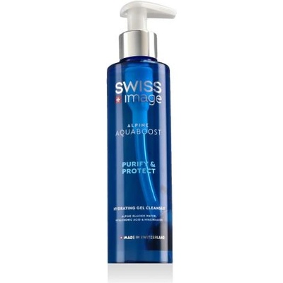 Swiss Image Alpine Aquaboost Purify & Protect Hydrating Gel Cleanser хидратиращ почистващ гел за лице 200 ml унисекс