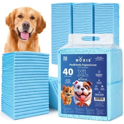Nuxie NUXIE® Постелка за кучета, хигиенични подложки, 40 броя, 60 x 60 cm, XL