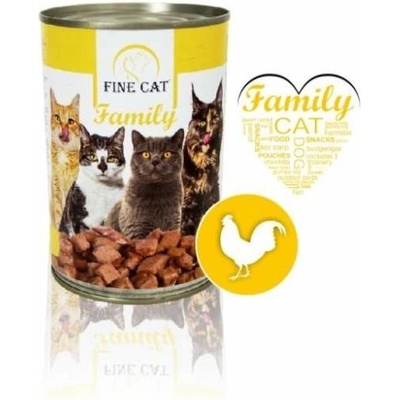 Fine Cat Family hydina 415 g