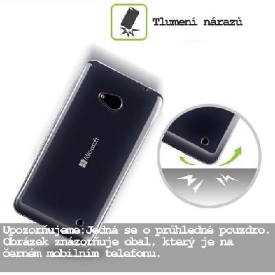 (Disc)Silikonový obal Microsoft Lumia 535 / Lumia 535 DUAL průhledný vzor matný (Kryt, pouzdro gelové HEAD CASE na mobil Microsoft Lumia 535 / Lumia 535 DUAL matný průhledný vzor)