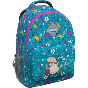 ErichKrause Ученическа раница ErichKrause EasyLine 20 л, Flower Sheep, с 2 отделения