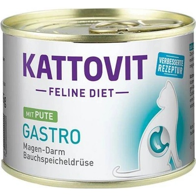 Kattovit gastro s morčacím mäsom s problémami tráviaceho ústrojenstva 185 g