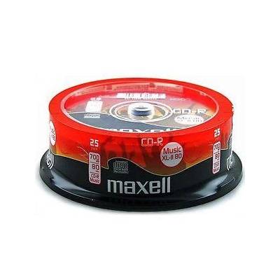 CD-R Music XL-II MAXELL, 700MB, 80 min, 25 бр (ML-DC-CDRMUS-25)