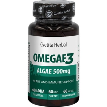 Cvetita Herbal Omegae3 | Omega-3 from Algae [60 капсули]