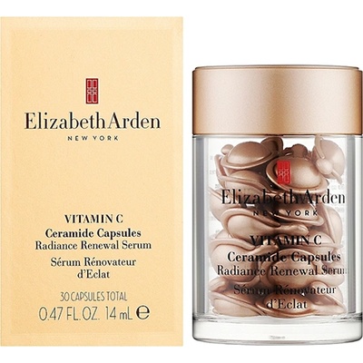 Elizabeth Arden Ceramide Vitamin C Capsules Radiance Renewal Serum серум за лице за жени 30 бр
