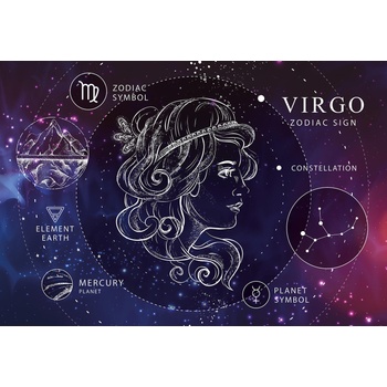 Image 1 of Interdruk - Puzzle Zodiac - Virgo 250 - 250 piese