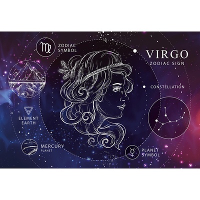 Interdruk - Puzzle Zodiac - Virgo 250 - 250 piese