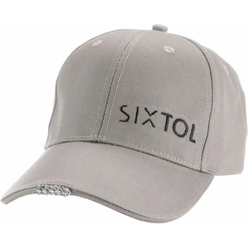 Sixtol Šiltovka s LED svetlom B-CAP 25lm, USB​, uni, sivá