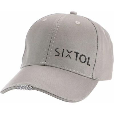 Sixtol Šiltovka s LED svetlom B-CAP 25lm, USB​, uni, sivá