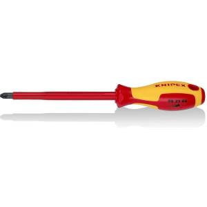 KNIPEX Отвертка PZ 3, VDE 1000V жълто-червена ръкохватка 270мм, Knipex (K982503) - xmall