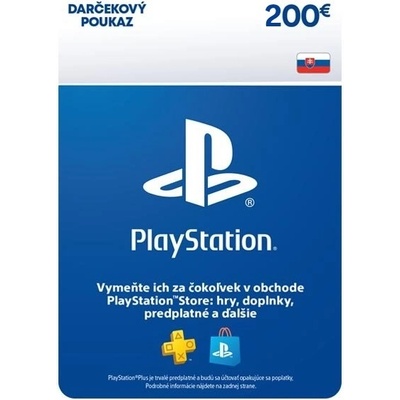 PlayStation Store Dárková karta 200 €