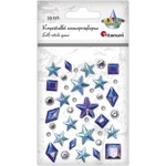 TITANUM Self-adhesive crystals blue mix 39pcs