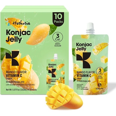 Hethstia Konjac želé Mango 10x150ml