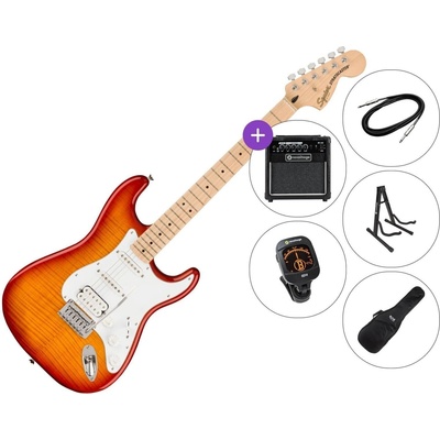 Squier Affinity Series Stratocaster FMT SET 2 Sienna Sunburst Електрическа китара