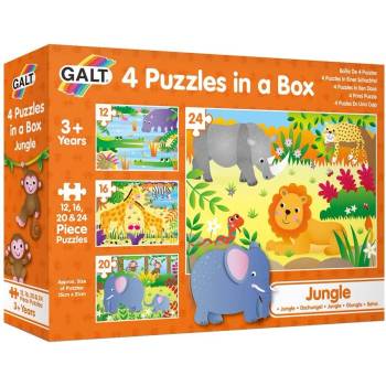 Galt Пъзел Galt Toys 4 в 1 - Джунгла (1005071)