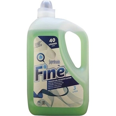 Well Done Fine prací gél na biele prádlo 3 l 40 PD