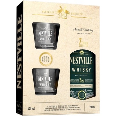 Nestville Blended 40% 0,7 l (darčekové balenie 2 poháre)