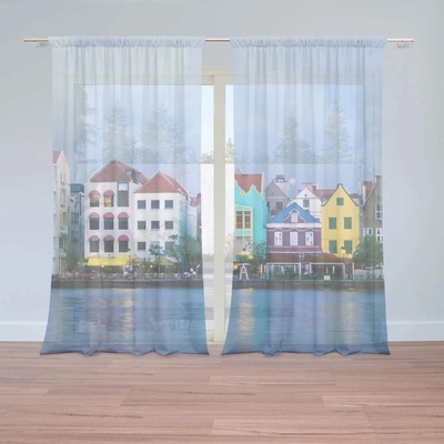 Sablio Záclony Domčeky pri mori: 2ks 150x250cm