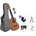 Cascha HH 2035 Premium Mahogany SET Natural Концертно укулеле (HH2035-SET)