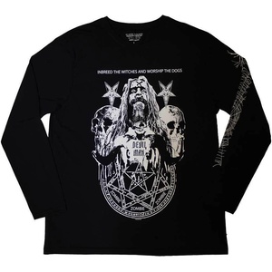 Rob Zombie Devil Man (Sleeve Print) Black L Риза (RZLST10MB03)