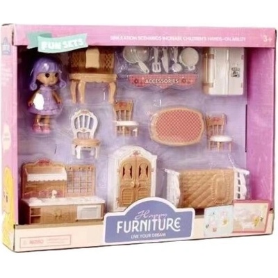 Happy Furniture súprava nábytku s bábikou