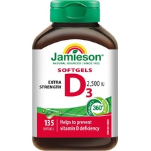 Jamieson Vitamín D3 2500 IU kapsuly 135 ks