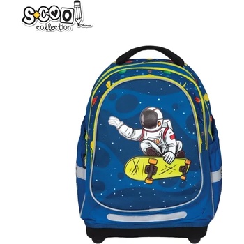 S-Cool Ученическа анатомична раница scool spaceman