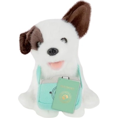 Studio Pets Плюшена играчка Studio Pets - Куче Муци с фотоапарат, 16 cm (6538)