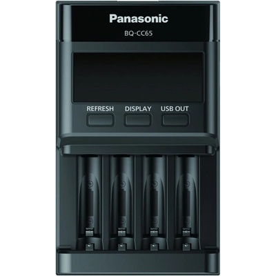 Panasonic Зарядно устройство Panasonic eneloop Professional BQ-CC65, за до 4бр. батерии AA, AAA (BQ-CC65)