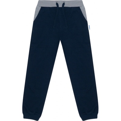 Winkiki Kids Wear chlapecká tepláky Outdoor navy