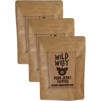 Wild Willy Pork Jerky Paprika 30 g 3 ks