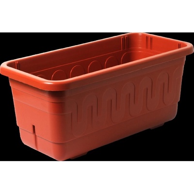 Plastkon Samozavlažovací Truhlík FANTAZIE teracota 60 x 19 x 18 cm