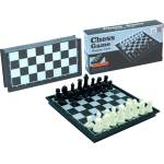 HG Пластмасов шах, черен магнитен 13 x 6, 5 x 2, 4 см
