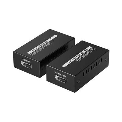 PremiumCord 4Kx2K@60Hz HDMI2.0 extender na 60m přes jeden kabel Cat6/6a/7 KHEXT60-13 – Zboží Živě