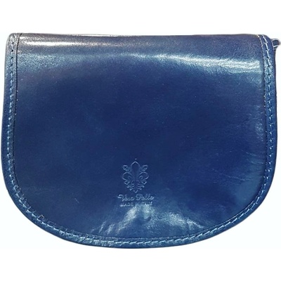 Vera Pelle kožená crossbody mini 8720 mini blue modrá