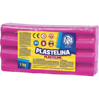 Astra Plastelína 1kg Ružová tmavá
